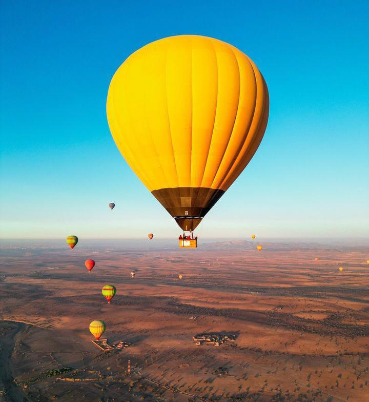 Hot Air Balloon at Sunrise